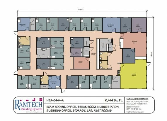 Medical Facility Floor Plan - Image to u